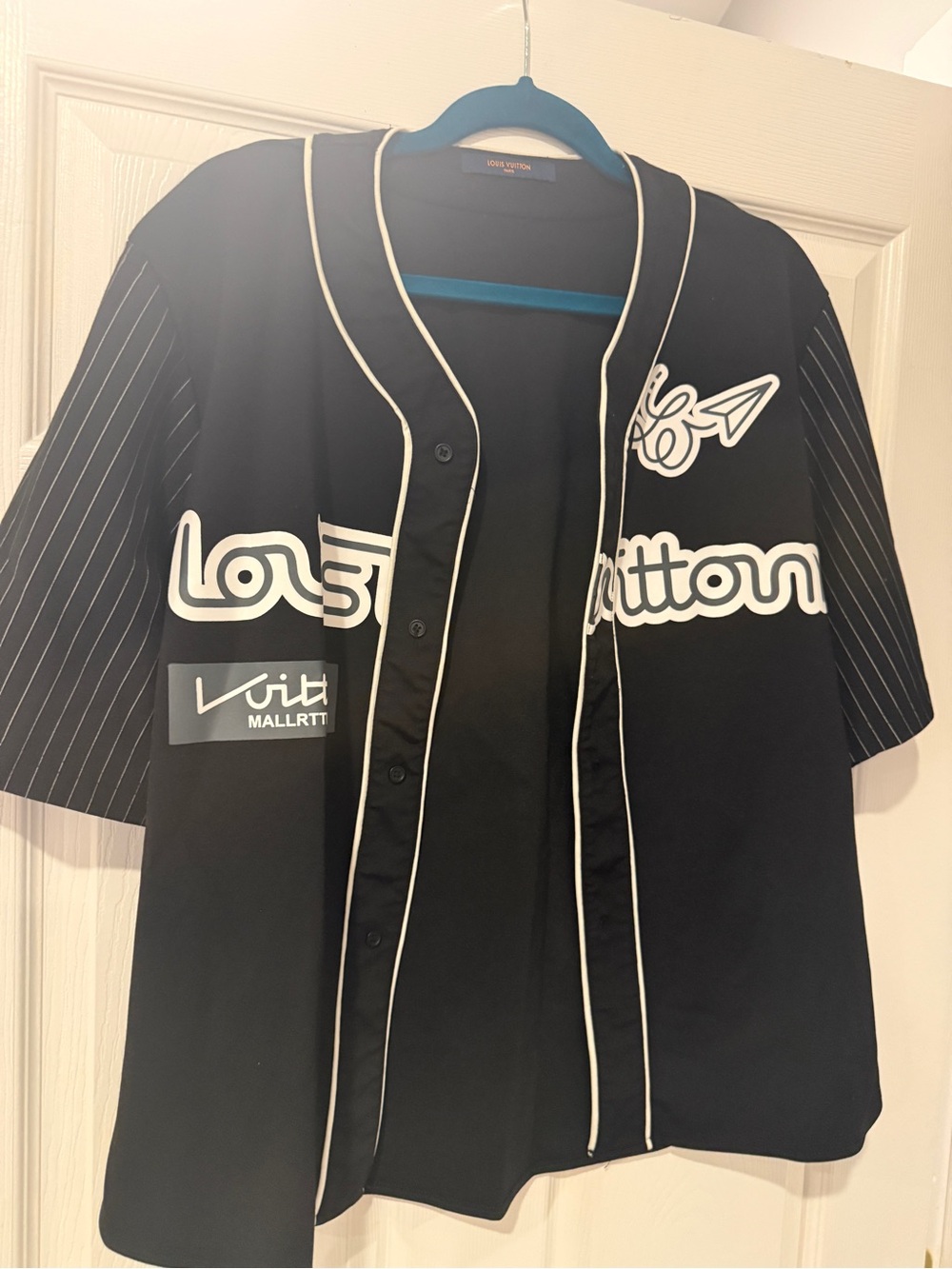 Louis Vuitton Black and White Jersey-Style Top - Picture 8 of 14